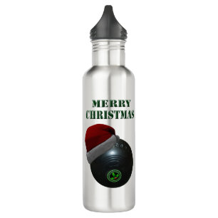 Minimalists Bowls Merry Christmas,  Stainless Steel Water Bottle