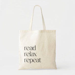 Minimilastic Book Reader Tote