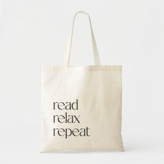 Minimilastic Book Reader Tote Bag