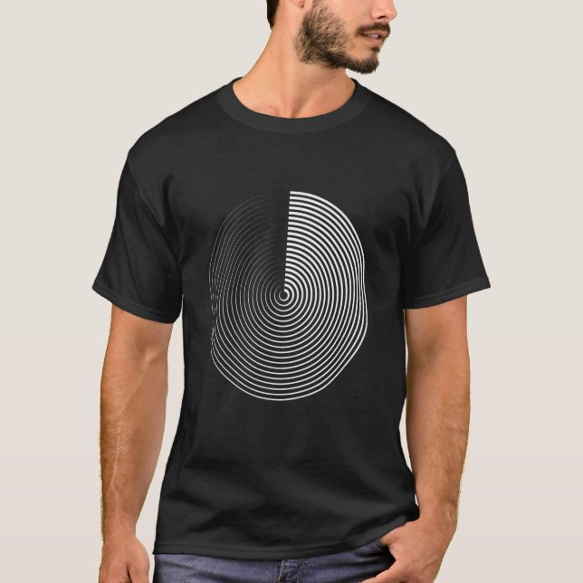 Minimum 20s Geometric Simple Primitive Circle Shap T-Shirt (Front)