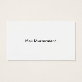 Minimum Business Card (QR Code and Name) (Back)
