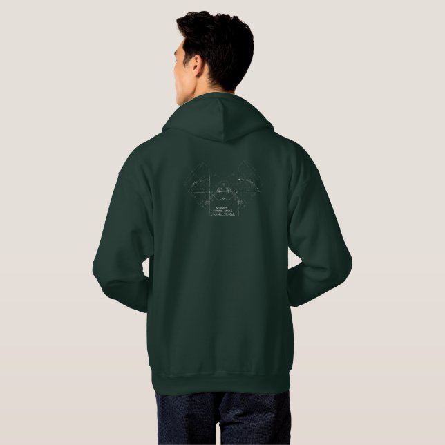 Minimum Tipping Angle Dark Hoodie (Back Full)