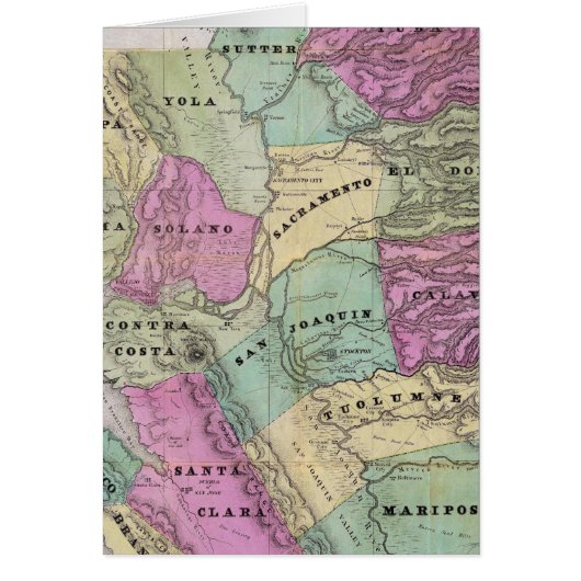 Mining District of California Cards (Front)