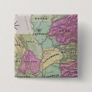Mining District of California Pinback Button
