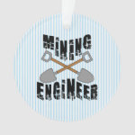 Mining Engineer Crossed Shovels Ornament