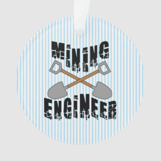 Mining Engineer Crossed Shovels Ornament
