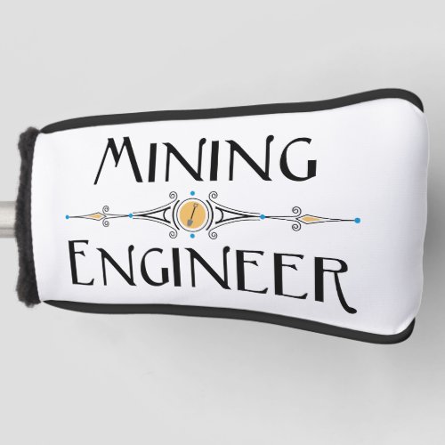 Mining Engineer Decorative Line Golf Head Cover