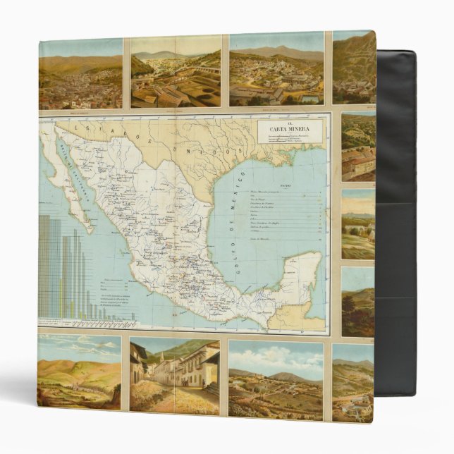 Mining in Mexico 3 Ring Binder (Front/Inside)