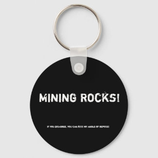 Mining Rocks! Keychain
