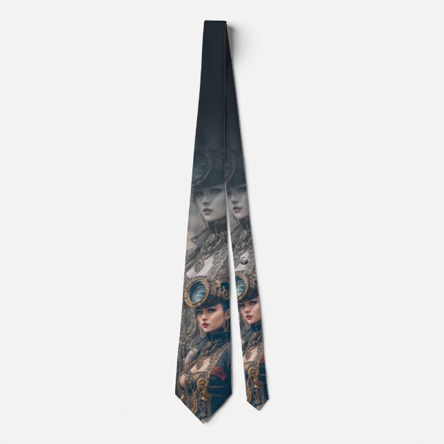 "Minion Steampunk Female: Neck Tie (Front)