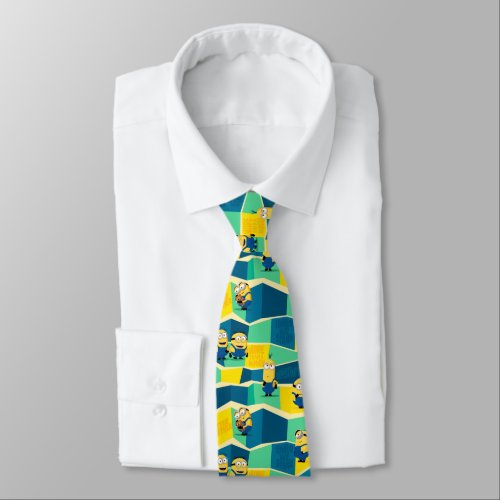 Minions The Rise of Gru  Accordion Pattern Neck Tie