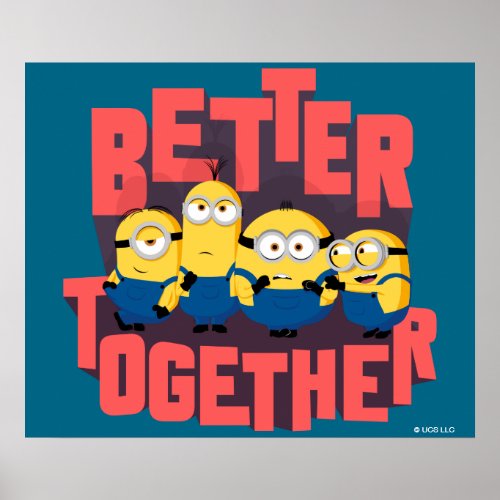 Minions The Rise of Gru  Better Together Poster