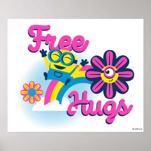 Minions The Rise of Gru  Bob Free Hugs Poster
