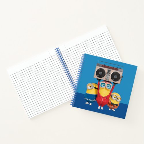 Minions The Rise of Gru  Boombox Minions Notebook