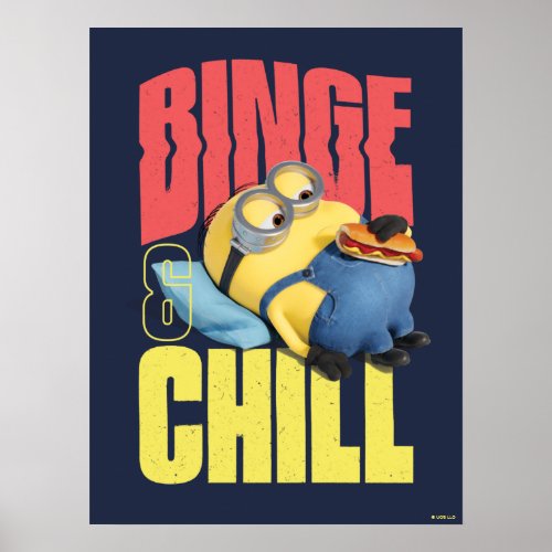 Minions The Rise of Gru  Dave Binge  Chill Poster