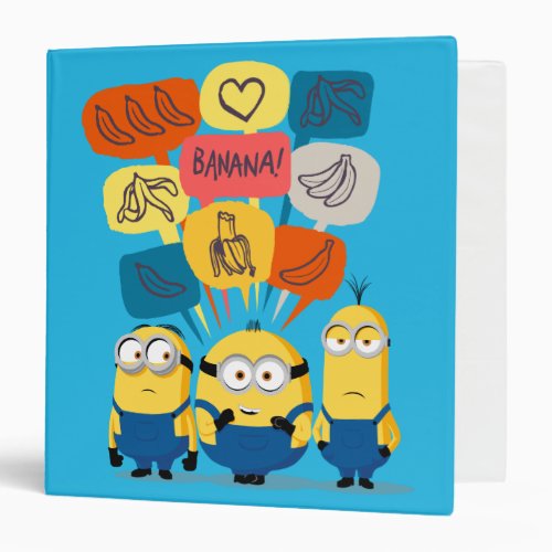 Minions The Rise of Gru  Dave Otto and Kevin 3 Ring Binder