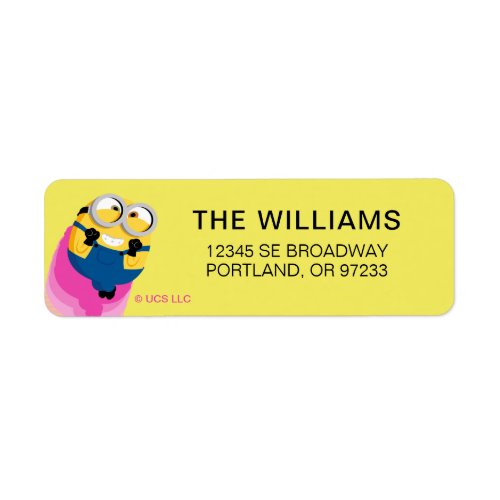 Minions The Rise of Gru  Excited Bob Mood Label