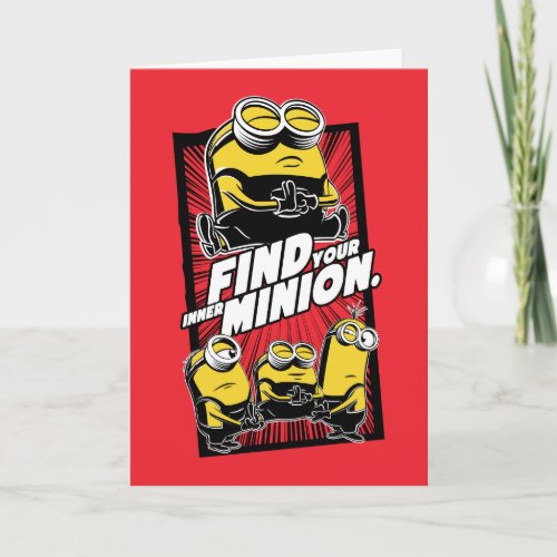 Minions The Rise of Gru  Find Your Inner Minion Card