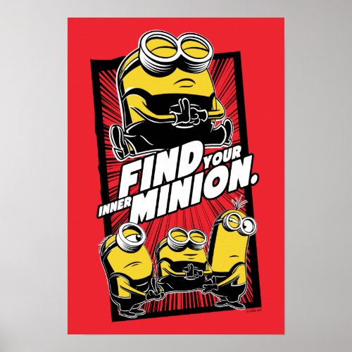 Minions The Rise of Gru  Find Your Inner Minion Poster