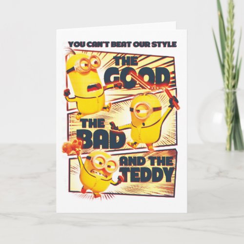 Minions The Rise of Gru  Good Bad  The Teddy Card