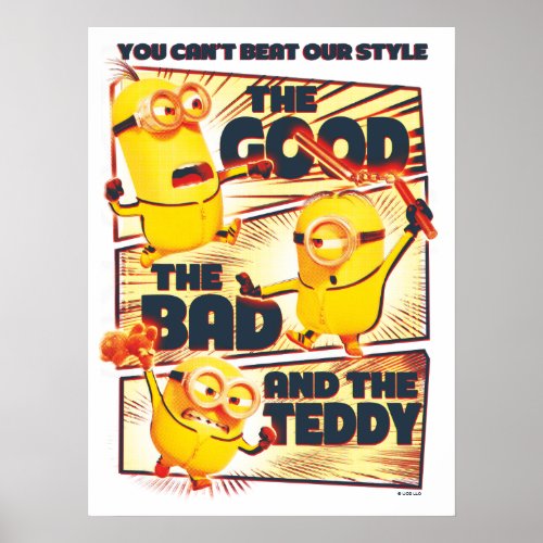 Minions The Rise of Gru  Good Bad  The Teddy Poster
