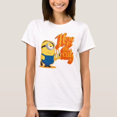 Minions The Rise of Gru  Here for the Eats T_Shirt