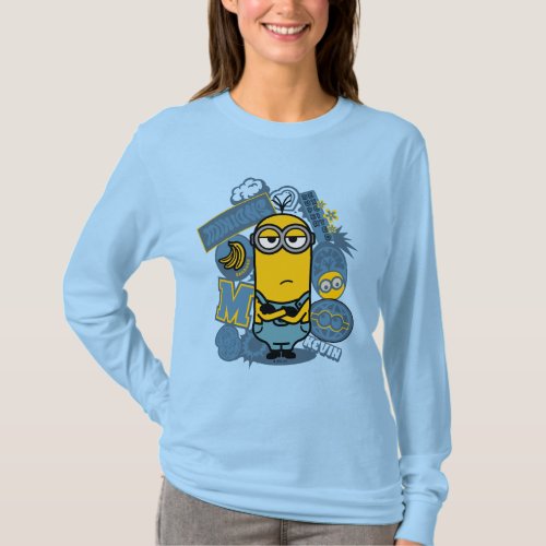 Minions The Rise of Gru  Kevin Travel Patches T_Shirt