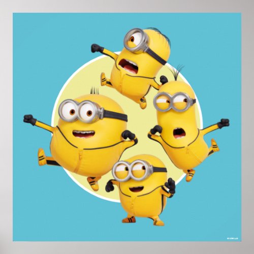 Minions The Rise of Gru  Kung Fu Minions Poster