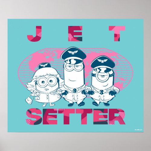Minions The Rise of Gru  Minion Air Jet Setter Poster