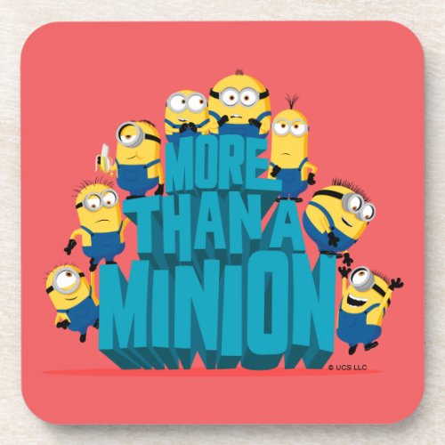 Minions The Rise of Gru  More Than A Minion Beverage Coaster