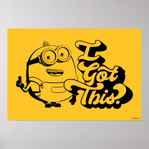 Minions The Rise of Gru  Otto I Got This Poster