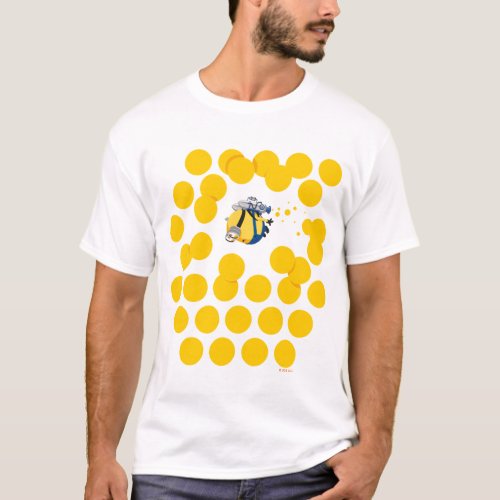 Minions The Rise of Gru  Otto Polka Dot Pattern T_Shirt