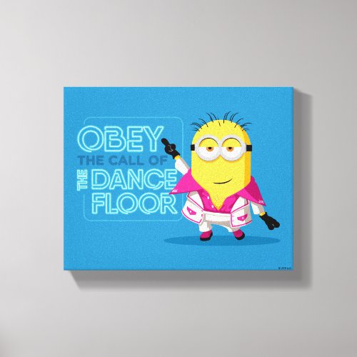 Minions The Rise of Gru  Phil Obey The Call Canvas Print