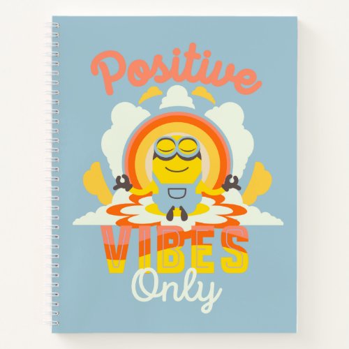 Minions The Rise of Gru  Positive Vibes Notebook