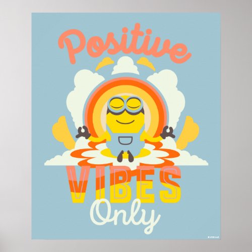 Minions The Rise of Gru  Positive Vibes Poster