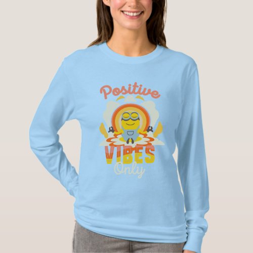 Minions The Rise of Gru  Positive Vibes T_Shirt