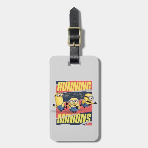 Minions The Rise of Gru Running With The Minions Luggage Tag