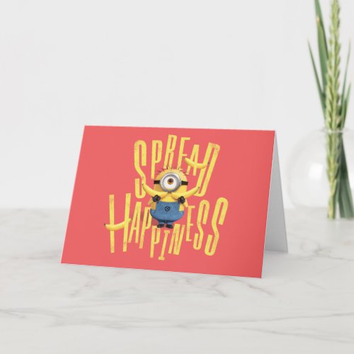 Minions The Rise of Gru  Spread Happiness Card