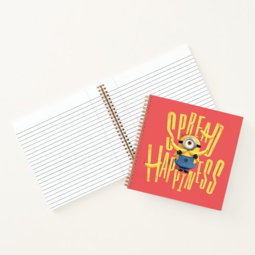 Minions The Rise of Gru  Spread Happiness Notebook