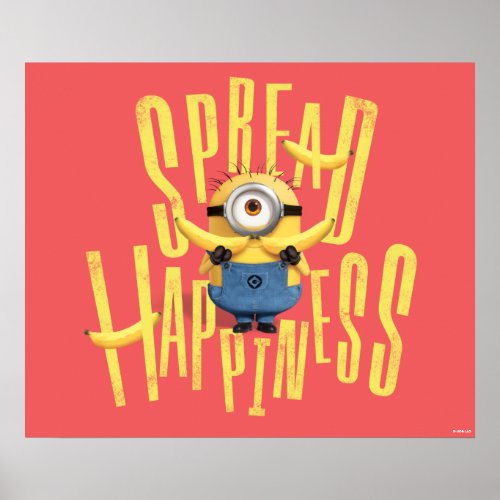 Minions The Rise of Gru  Spread Happiness Poster