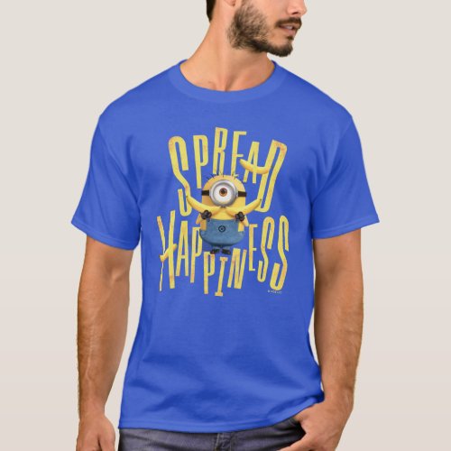Minions The Rise of Gru  Spread Happiness T_Shirt