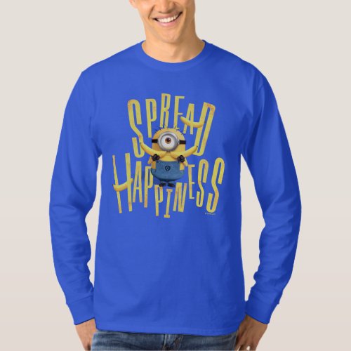 Minions The Rise of Gru  Spread Happiness T_Shirt