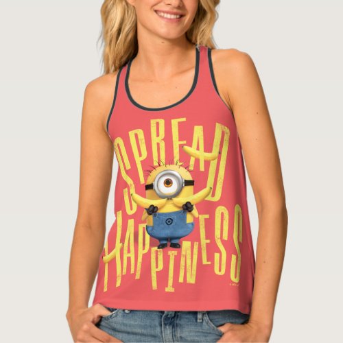 Minions The Rise of Gru  Spread Happiness Tank Top