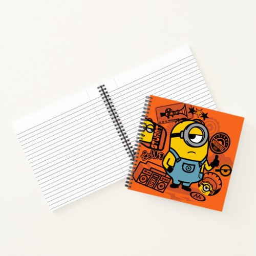 Minions The Rise of Gru  Stuart Travel Patches Notebook