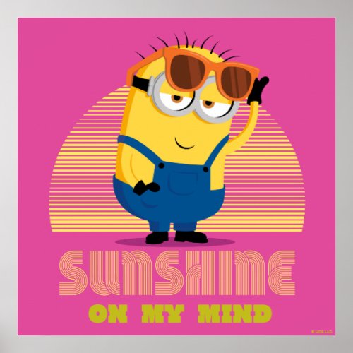 Minions The Rise of Gru  Sunshine On My Mind Poster