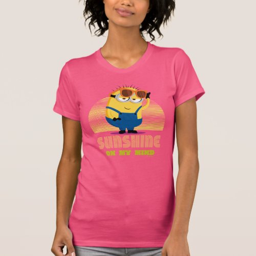 Minions The Rise of Gru  Sunshine On My Mind T_Shirt