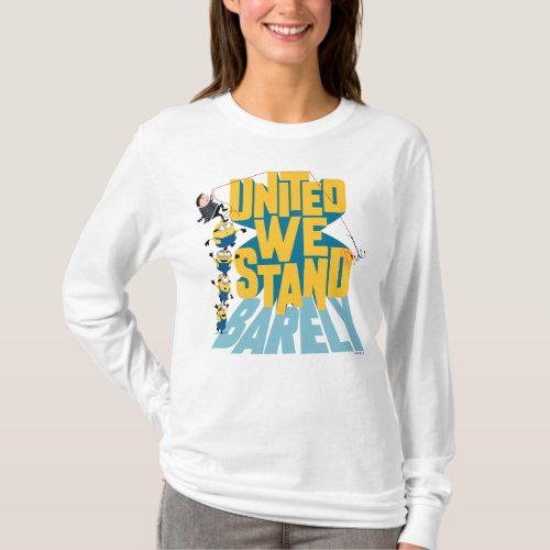 Minions The Rise of Gru  United We Stand Barely T_Shirt