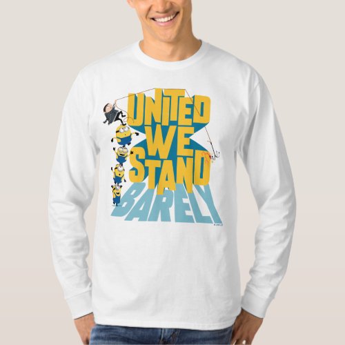Minions The Rise of Gru  United We Stand Barely T_Shirt