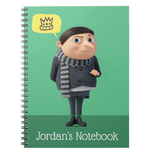 Minions The Rise of Gru  Young Gru Smiling Notebook