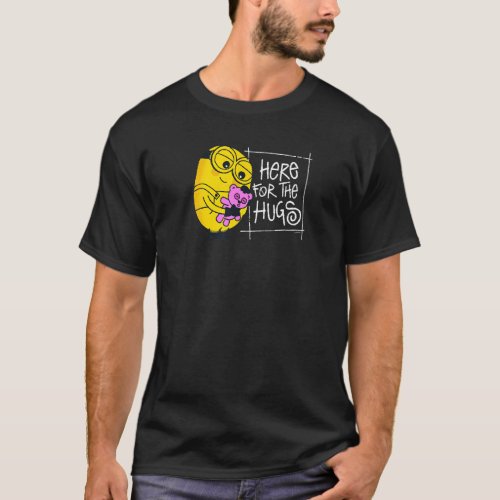 Minions Valentines Day Bob And Teddy Bear Here Fo T_Shirt